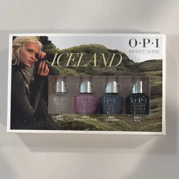 OPI Iceland Infinite Shine Nail Polish Set - Picture 1 of 2
